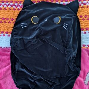 Black Cat Fillable Storage Cushion